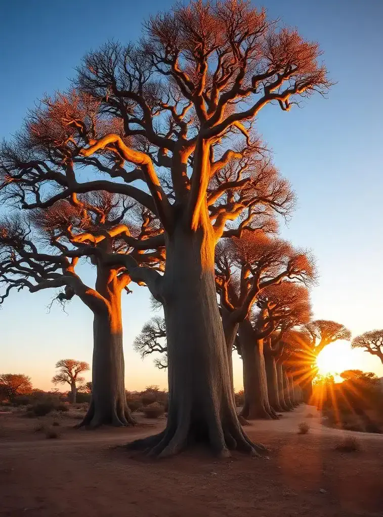 Majestic baobab trees in Madagascar